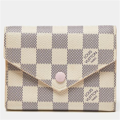 Victorine Wallet Damier Azur Canvas 